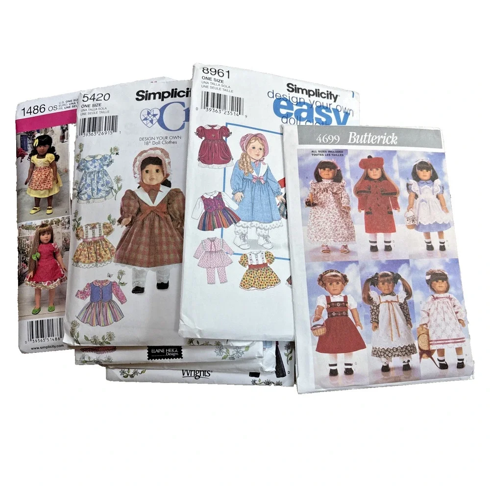 Lot of 8 Simplicity & Butterick 18